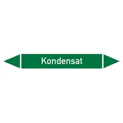 Rohrleitungskennzeichen Kondensat - 187x26 mm Folie selbstklebend