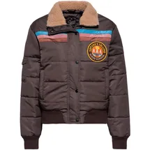 Queen Kerosin Winterjacke, Nature's Calling in braun | Gr.: 3XL