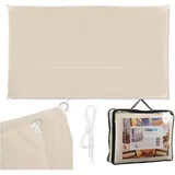 Relaxdays Sonnensegel beige Beige