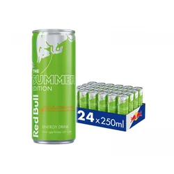 Red Bull 24x Energy Drink, 250 ml, The Summer Edition 2024 (Curuba-Holundergesc