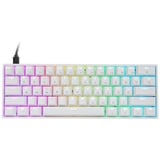 EPOMAKER SKYLOONG SK61 GK61 60% Mechanische Tastatur mit Kabel, RGB beleuchtet, Optical hot swap und Anpassbares, ABS Doubleshot, QWERTY staubdicht für PC/Mac/Gamer (Weiß, Gateron Optical Brown)