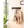 Wohnling Wandgarderobe 60 x 10 x 8 cm Schwarz