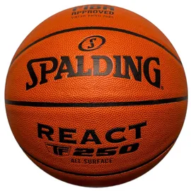 Spalding React TF-250 Ball 76968Z, Unisex basketballs, orange, 6