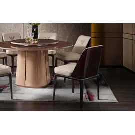JV Möbel Lehnstuhl Leder beige