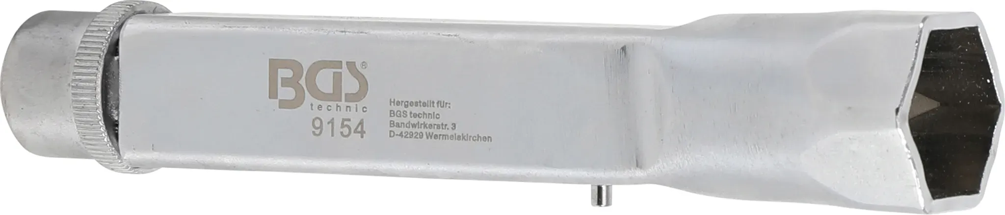 BGS Zündkerzen-Einsatz | 3-stufig ausziehbar | Antrieb Innenvierkant 10 mm (3/8