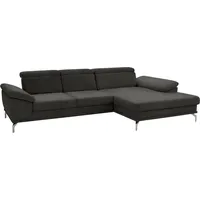 sit&more Ecksofa Scorpio L-Form, inklusive Sitztiefenverstellung, wahlweise mit Kopfverstellung grau