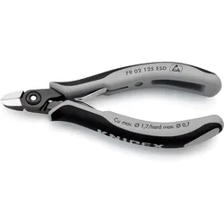 KNIPEX Präzisions-Elektronik-Seitenschneider ESD mit sehr kleiner Facette - 7902125ESD