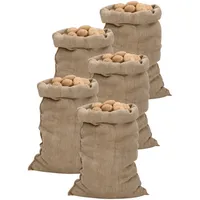VidaXL Jutesäcke 5 Stk. 60x105 cm 100% Jute 340