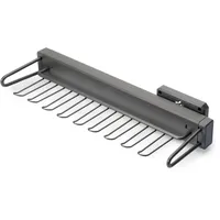 Emuca - Krawattenhalter seitlich ausziehbar Quartz, Kunststoff und Aluminium,