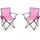 BigDean Campingstuhl Pink 2 St.