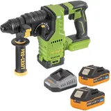 PROCRAFT PHA30bb Akku Bohrhammer 20 V 2,8 J inkl. 2 x 4,0 Ah + Ladegerät