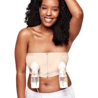 Medela Hands-free Abpump-Bustier von Medela | Abpump-BH für bequemes Abpumpen mit dem Material Adaptive Stretch für eine perfekte Passform Chai S