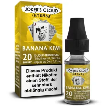 Jokers Cloud Intense Banana Kiwi Liquid 10ml / 20mg Nikotinsalz