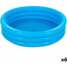 Intex Aufblasbares Planschbecken für Kinder Blau Ringe 581 L 168 x 40 cm (6 Stück)