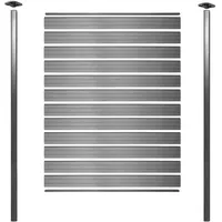 MCW Windschutz WPC-Sichtschutz Savoie 190 x 0 cm grau 1 St.