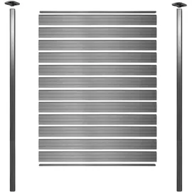 MCW Windschutz WPC-Sichtschutz Savoie 190 x 0 cm grau 1 St.