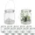 Relaxdays Windlicht 12er Set Glas Silber/Transparent