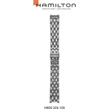 Hamilton - Jazzmaster Band-set Edelstahl H695.324.105 - silber