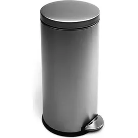simplehuman Treteimer 30 l Silber
