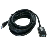 Exsys USB-A auf USB-A 5 m Schwarz