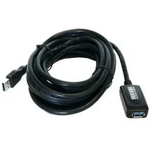 Exsys USB-A auf USB-A 5 m Schwarz