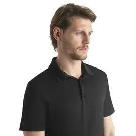Icebreaker Merino 150 Tech Lite Iii Kurzarm-poloshirt - Black - 2XL