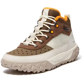 Timberland Mens Mid Lace UP Sneaker medium brown nubuck 9.5