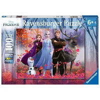 Ravensburger 12867 - Disney Frozen II, Magie des Waldes, Die Eiskönigin, Puzzle, 100 XXL-Teile