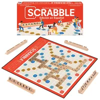 Winning Moves Scrabble Edicion En Espanol Games USA, weltberühmtestes Wortspiel, entworfen für die spanische Sprache, für 2–4 Spieler, ab 8 Jahren