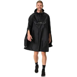 Vaude Valdipino Poncho Unisex Schwarz S
