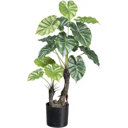 CREATIV green Künstliche Pflanze Taropflanze 70cm im Topf