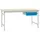 Manuflex BB5237.7035 Komplett-Beistelltisch BASIS stationär mit Kunststoff-Platte + Einzelschubfach, BxTxH: 1000 x 800 x 780mm