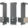 Vladon Wandgarderobe Carlton Neo 52 x 193 x 35 cm Anthrazit