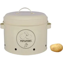 Esschert Design Küchendose weiß 27,0 x 23,2 x 21,3 cm 6,3 l