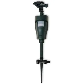 vidaXL Wasserstrahl-Tiervertreiber mit PIR-Sensor Dunkelgrün
