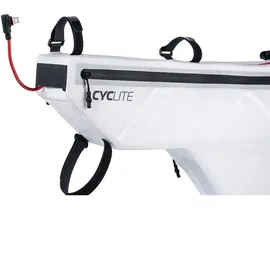 Cyclite Frame Bag Large 3,6 l grau/weiß