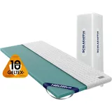 Schlaraffia Roll ’n’ Sleep GELTEX Topper: Atmungsaktiver Gel-Topper mit Gelschaum-Kern, Druckentlastend & Klimaregulierend, Waschbar und Allergikerfreundlich, Zertifizierte Qualität, 140x200 cm