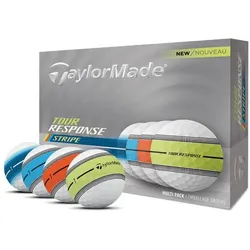 Taylor Made Tour Response Golfball 12er Stripe 4 Farben
