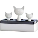 Maximex Luftbefeuchter Katzenfamilie 22 x 15,5 cm weiß