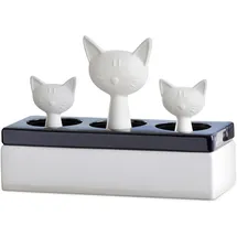 Maximex Luftbefeuchter Katzenfamilie 22 x 15,5 cm weiß