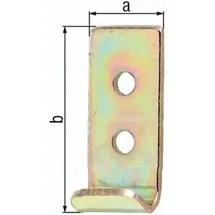 GAH Alberts Schließhaken f.Kistenverschlüsse L.30 B.12 S.1,5mm STA galv.gelb verz.ger.GAH