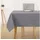 Deconovo Tischdecke Wasserabweisend 132 x 229 cm Grau