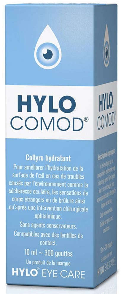 Hylo-Comod Collyre 10 ml gouttes ophtalmiques
