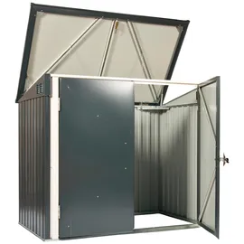 Tepro Mülltonnenbox 154,2 x 130,5 cm 480 l grau