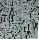 Ultimate Guard Battle-Tiles 1' Starship 30 x 30 cm (9) - Grau