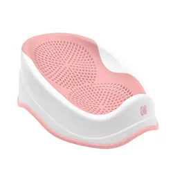 Kikkaboo Baby-Badesitz Relax rutschfest, ergonomische Form, Wanneneinlage rosa