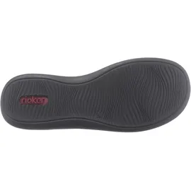 Rieker 46367, Damen Geschlossene Ballerinas, Weiß (Weiss/Grey), 42 EU (8 UK)