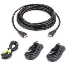 ATEN 2L-7D03UHX4 USB HDMI Secure KVM - Tastatur- / Video- / Maus- / Audio- / USB