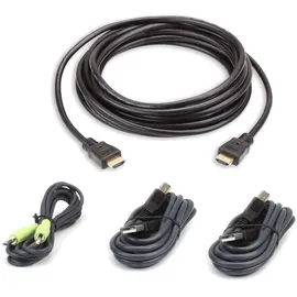 ATEN 2L-7D03UHX4 USB HDMI Secure KVM - Tastatur- / Video- / Maus- / Audio- / USB