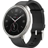 Amazfit Active 2 schwarzes Leder Premium-Version